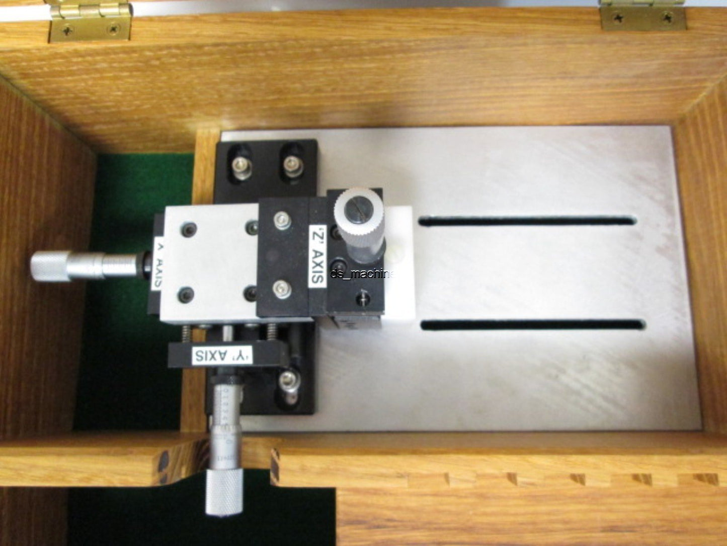 Used High Precision Proximity Switch Testing Rig with Various Metal Samples and Case