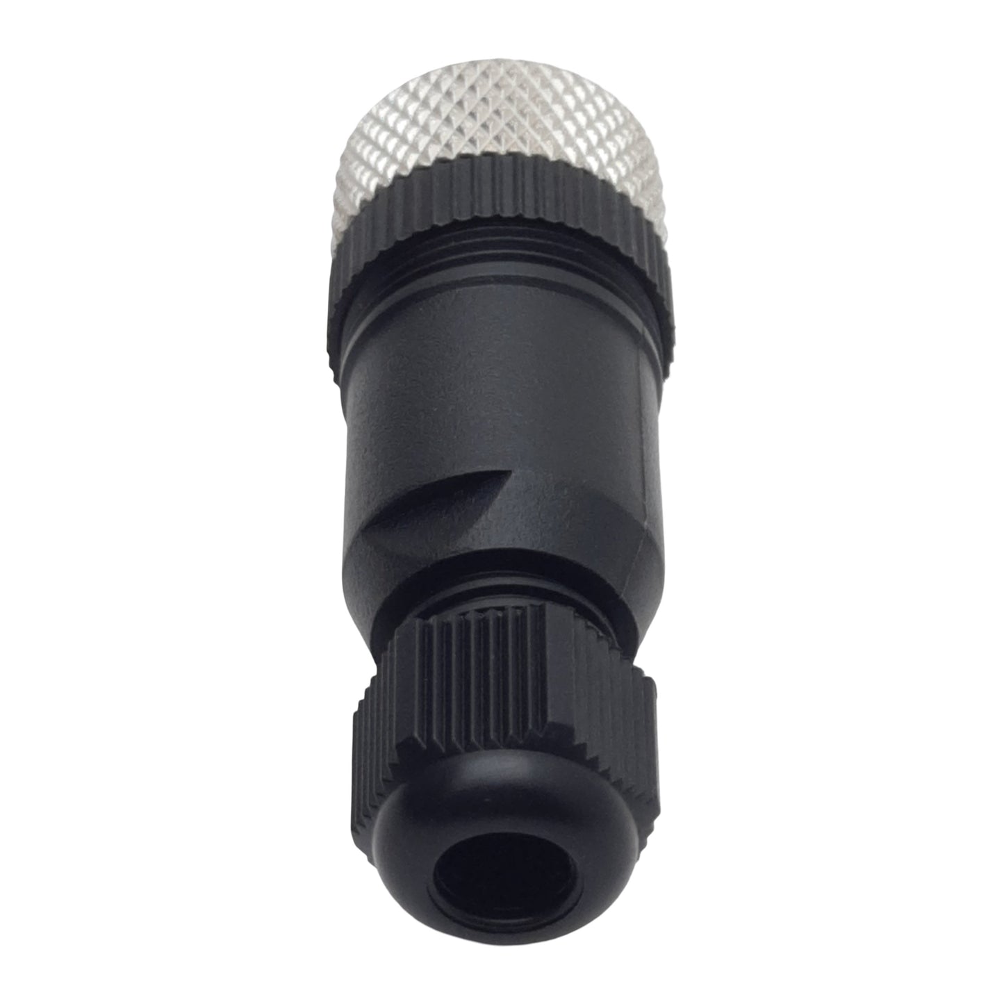 New Lot of 2 Mencom MDC-4FP-FW07 Connector 4P M12 Female 250VAC/DC 4A, 3-6.5mm Range