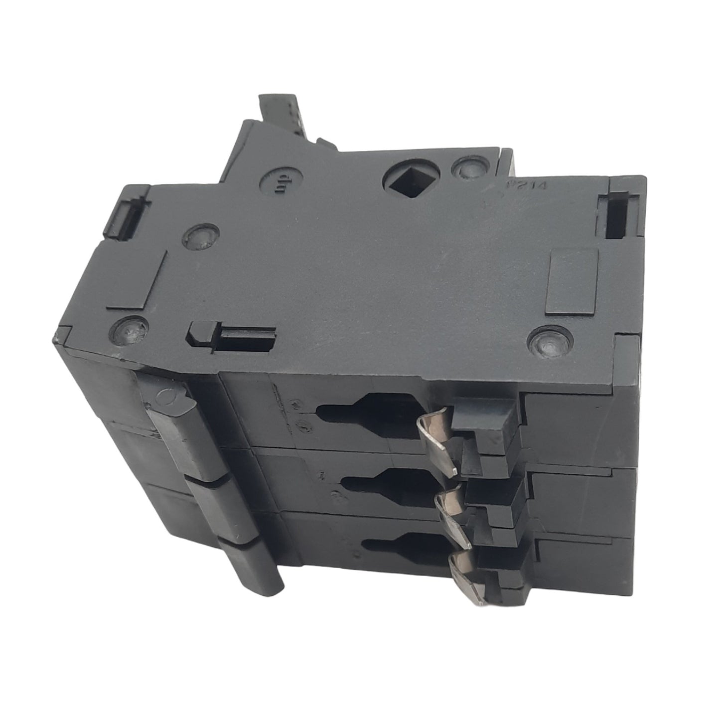 Used Ferraz Shawmut ST10-3 M81224 Midget Fuse Holder, 3-Pole, 660VAC 32A Max