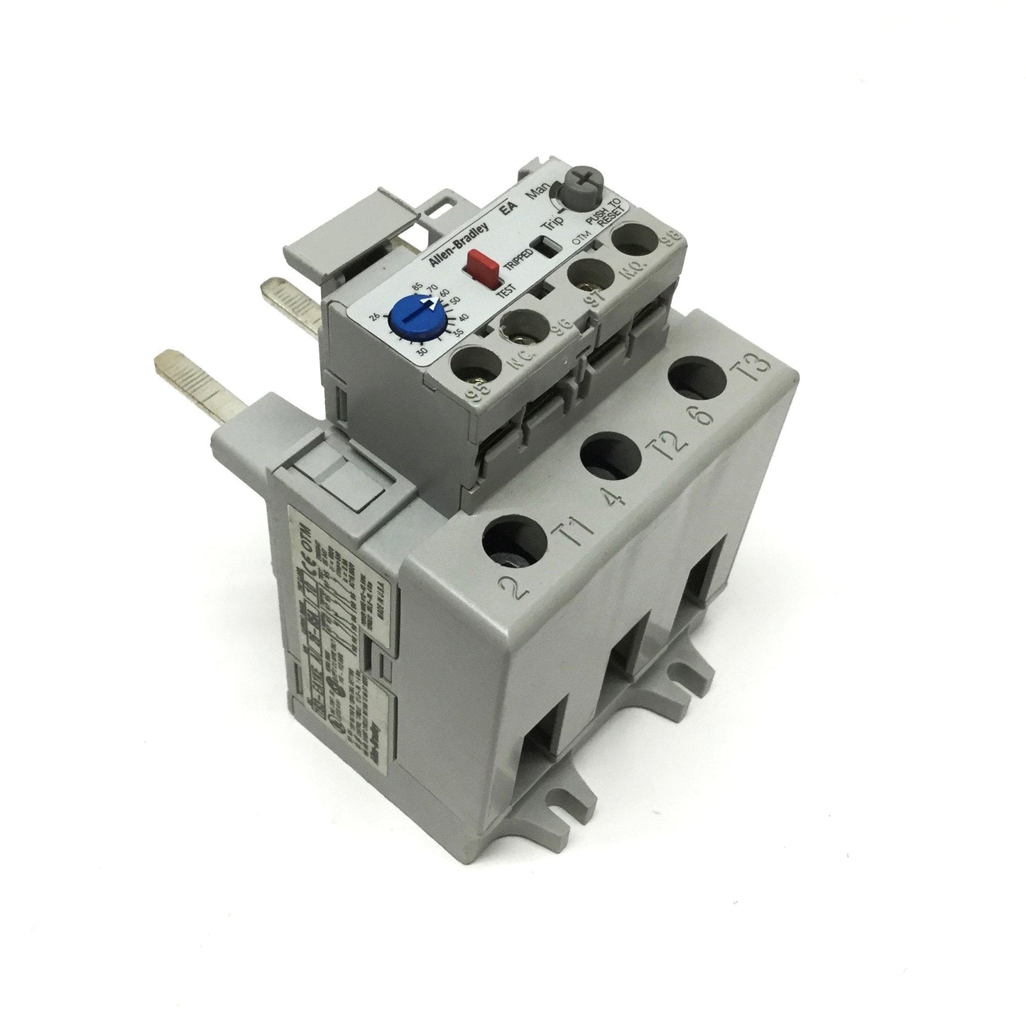 Used Allen Bradley 193-EA1KE Electronic Overload Relay, 26-85A, 3PH 600VAC, Class 10