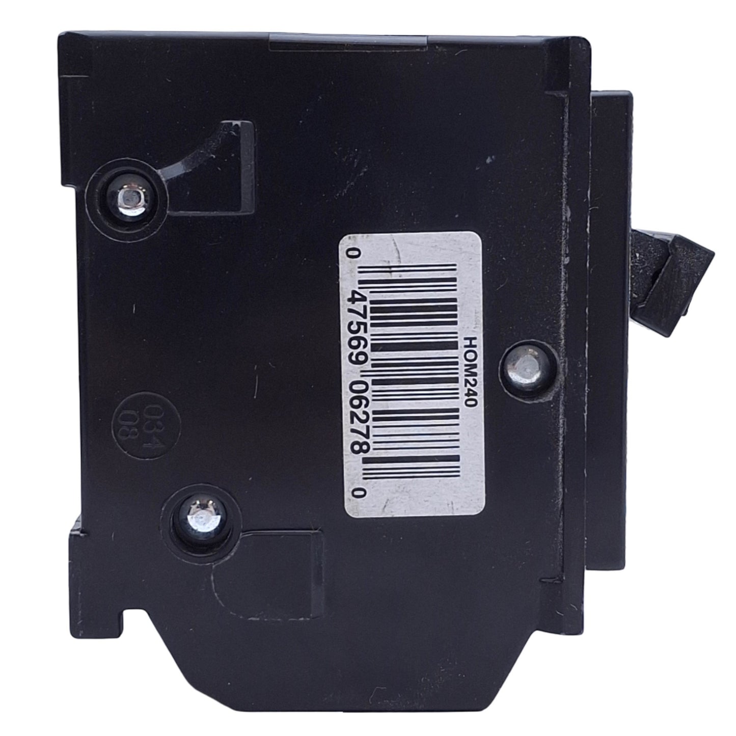 Used Square D HOM240 Mini Circuit Breaker 120/240VAC, 40A, 2-Poles, AWG 8...AWG 2
