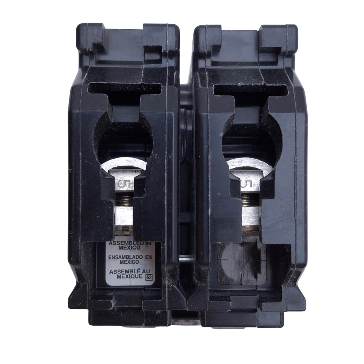 Used Square D HOM240 Mini Circuit Breaker 120/240VAC, 40A, 2-Poles, AWG 8...AWG 2