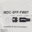 New Lot of 2 Mencom MDC-5FP-FW07 Connector, 5-Pin M12 F, 50VAC/DC 4A, 3-6.5mm Range
