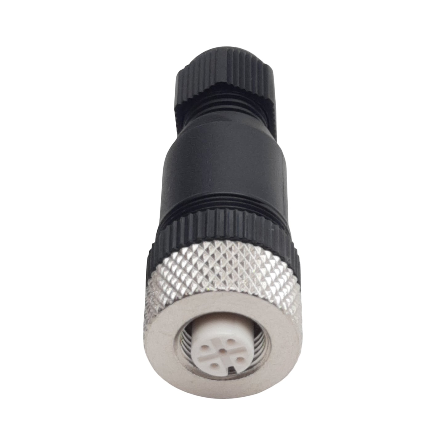 New Lot of 2 Mencom MDC-5FP-FW07 Connector, 5-Pin M12 F, 50VAC/DC 4A, 3-6.5mm Range