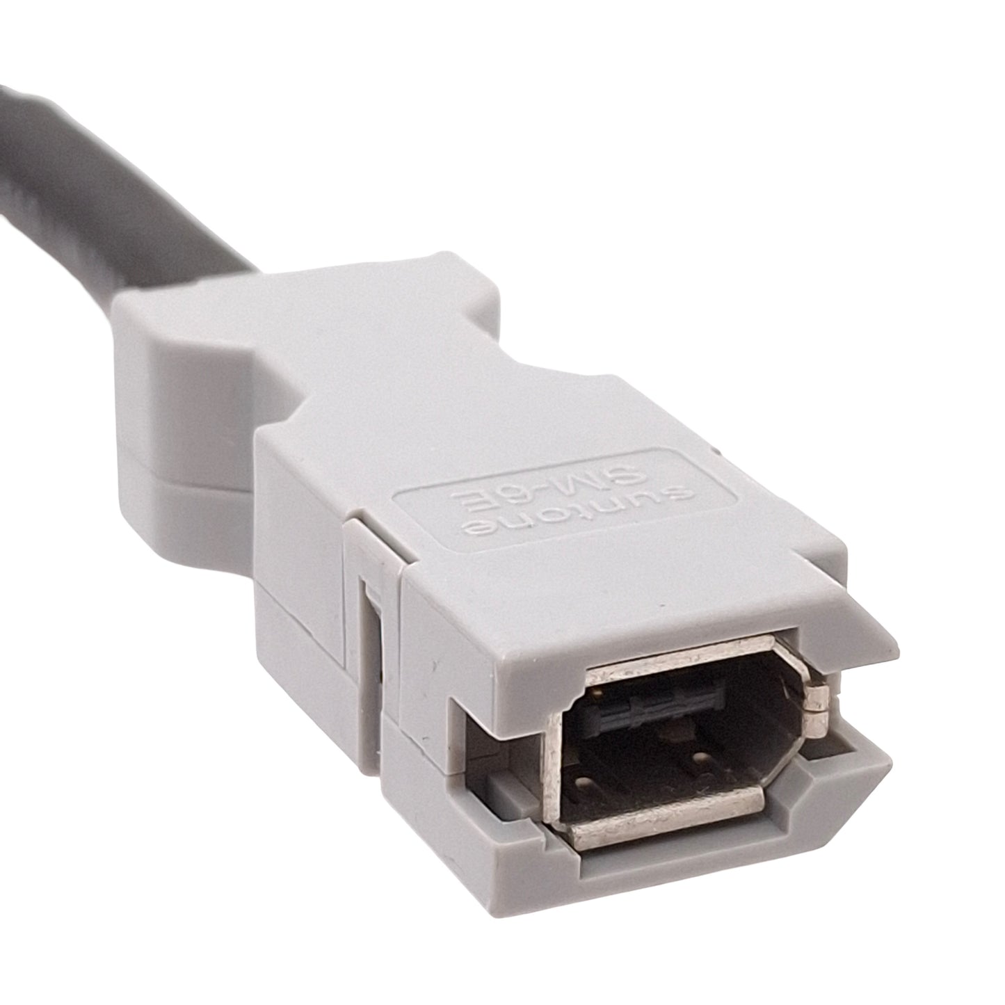 Used Yaskawa JZSP-CMP00-02 Servo Motor Encoder Cable, IEEE 1394 6P Male to Female, 2m