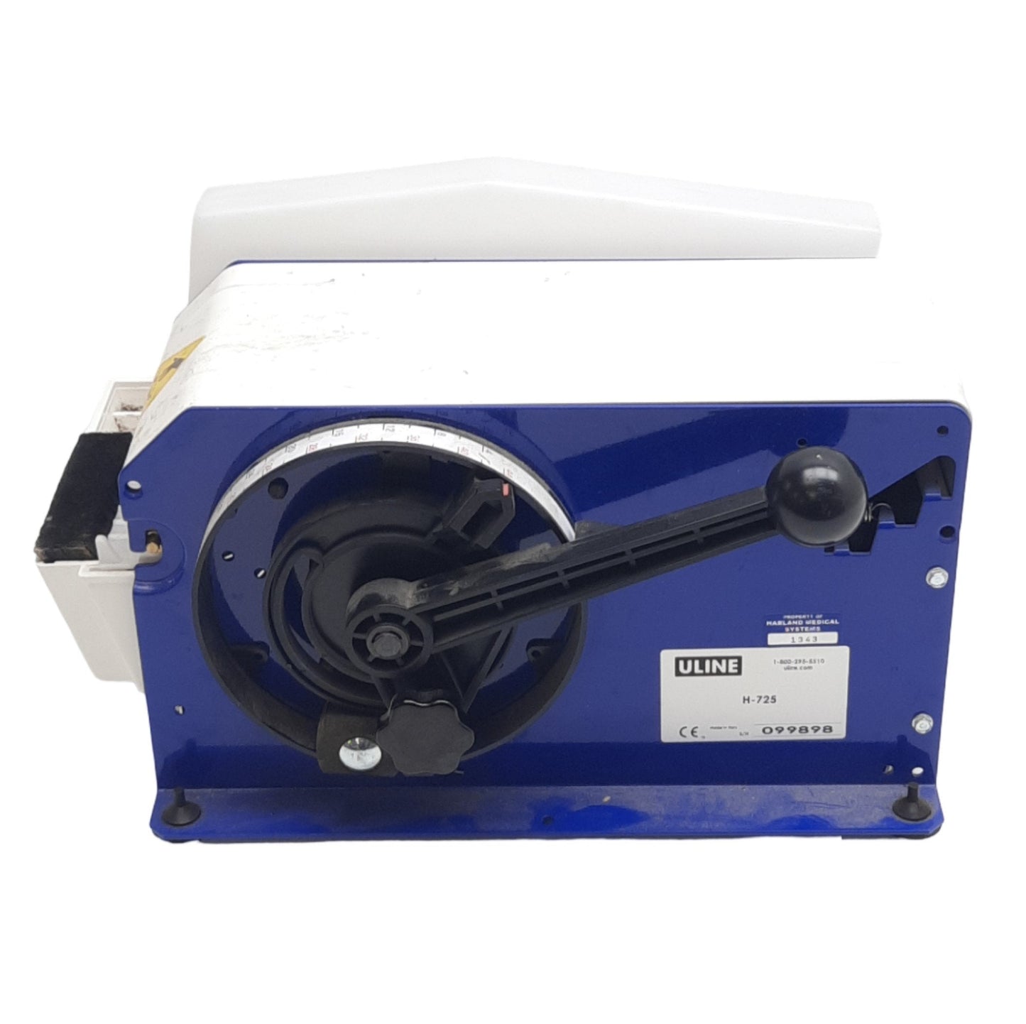 Used Uline H-725 Manual Kraft Tape Dispenser, For 3/4 to 4in Width *No Weight*