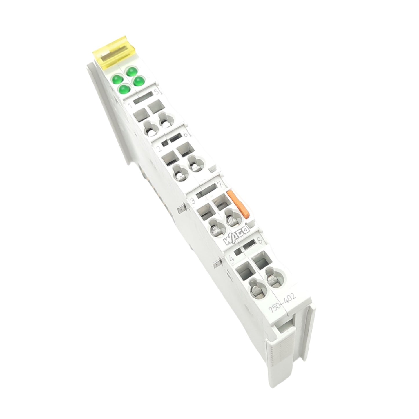 Used Wago 750-402 4-Channel Digital Input Module for Wago I/O, 4DI, 24VDC, DIN Rail