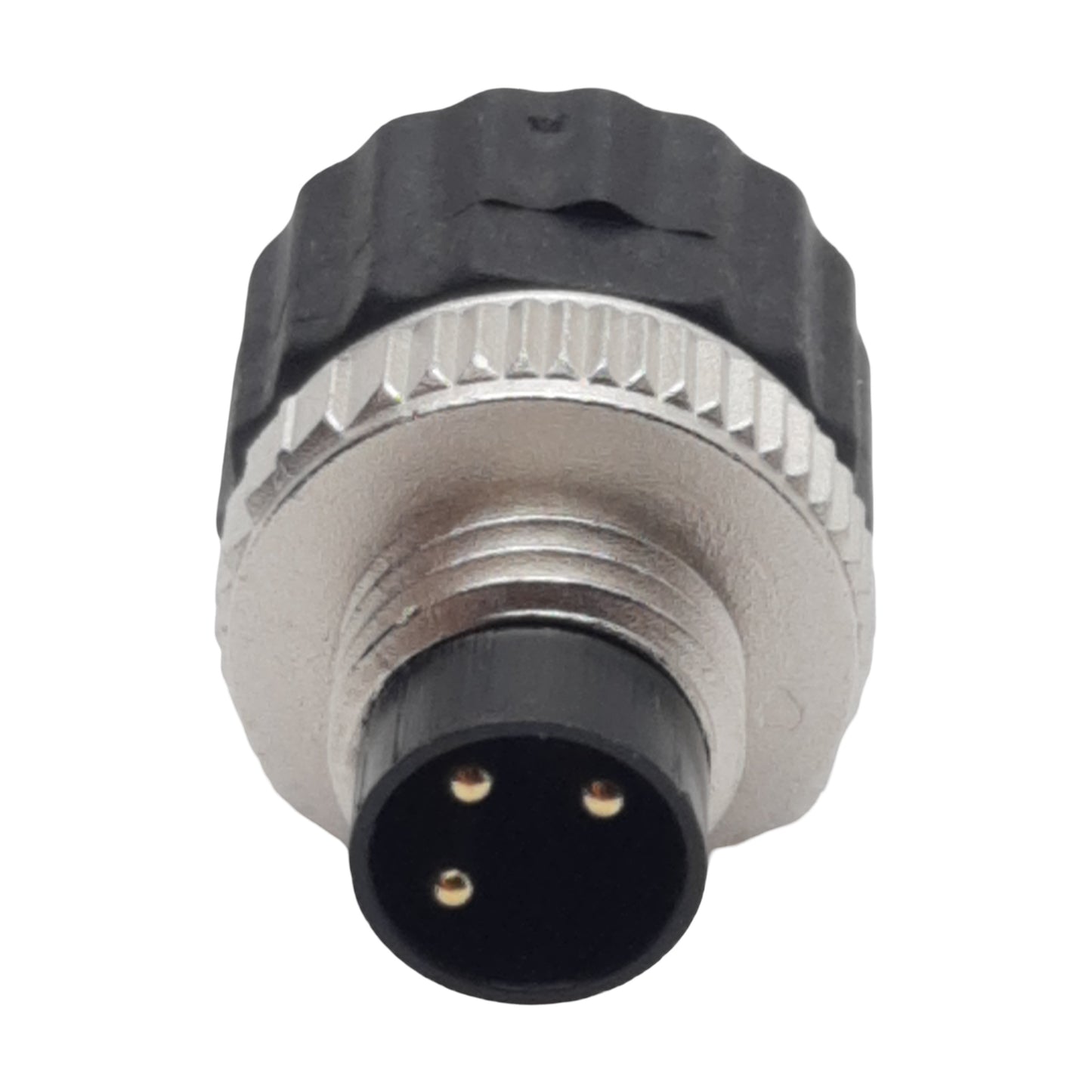 New Lot of 2 Mencom NAN-T-3MP-FW Connector, 3-Pin M8 Male, 60VAC/DC 3A, 4-5mm Range