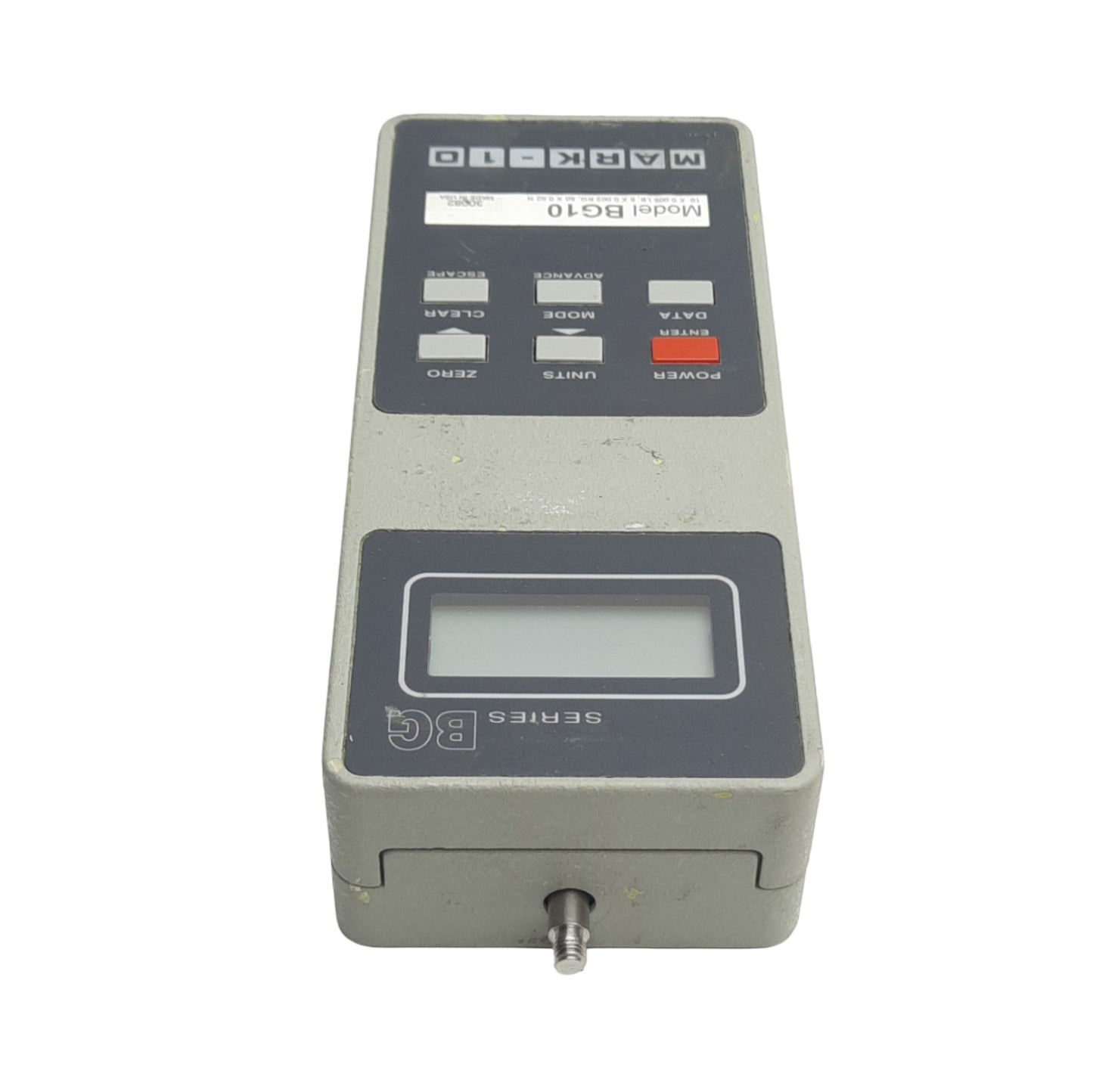 Used MARK-10 BG10 Digital Force Gauge Capacity: 10lbs, Resolution: 0.005lb, 120VAC