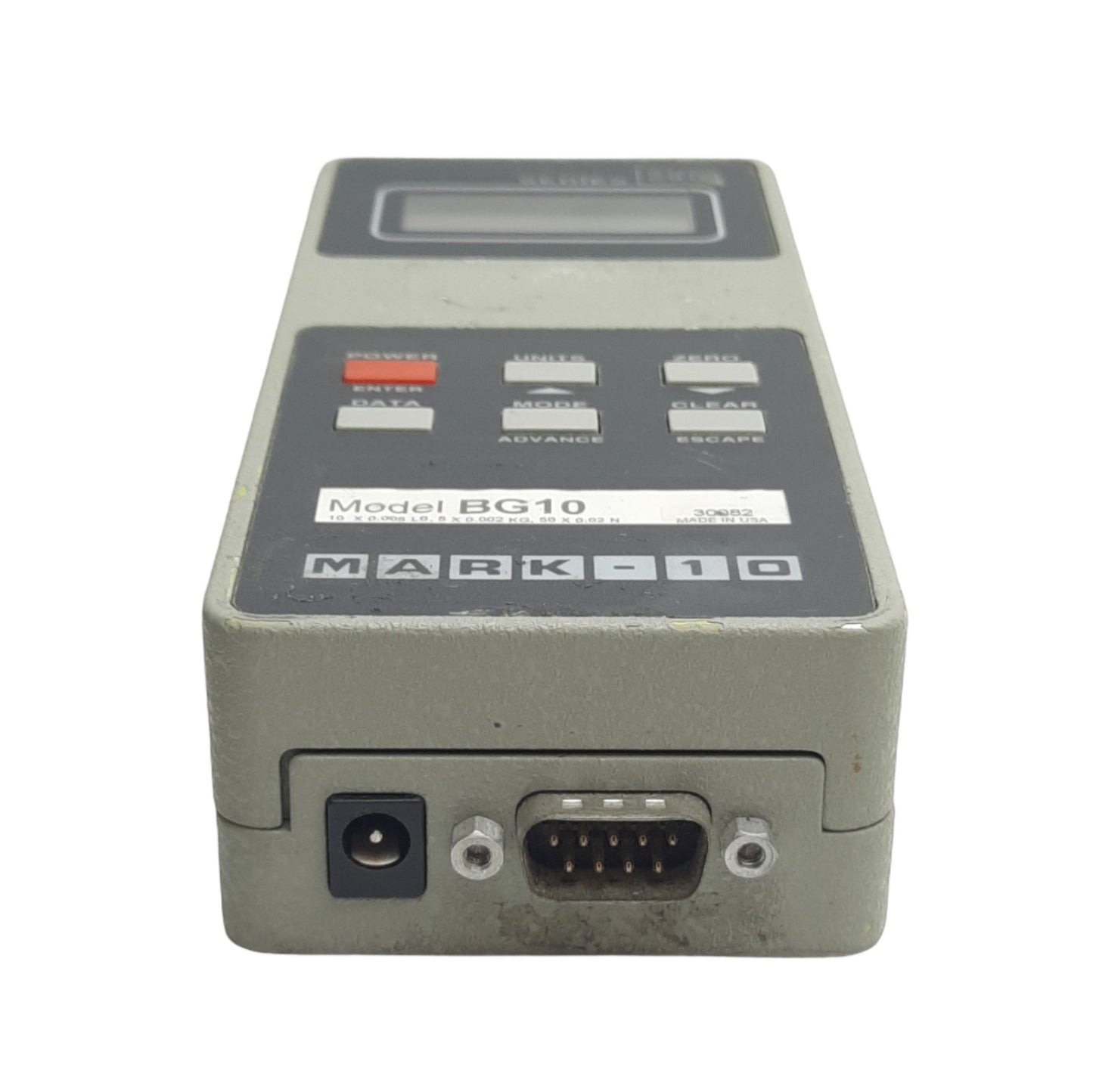 Used MARK-10 BG10 Digital Force Gauge Capacity: 10lbs, Resolution: 0.005lb, 120VAC