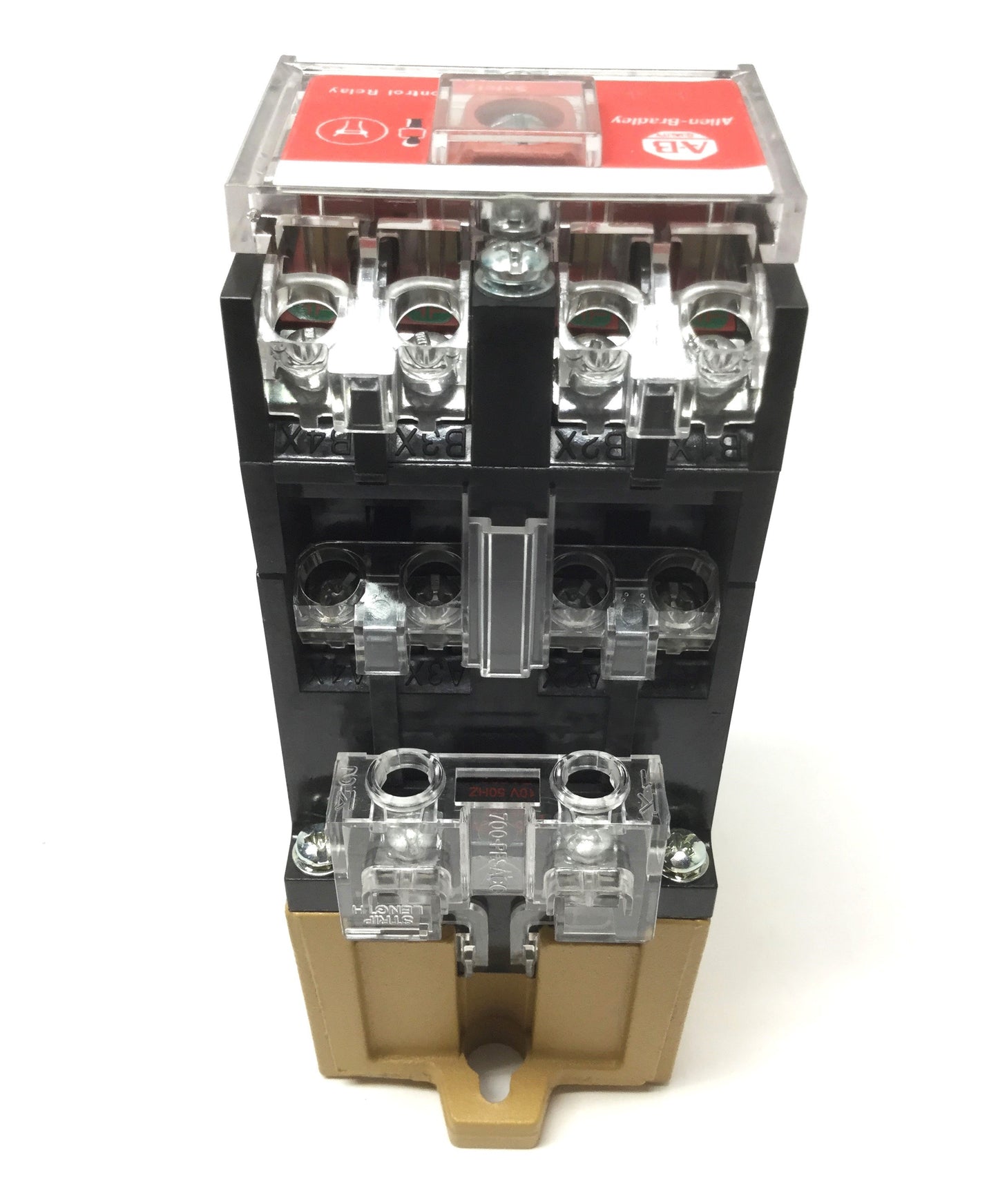 New – Open box Allen Bradley 700S-P710A1 Ser E Safety Control Relay 7NO-1NC, 110/120VAC Coil