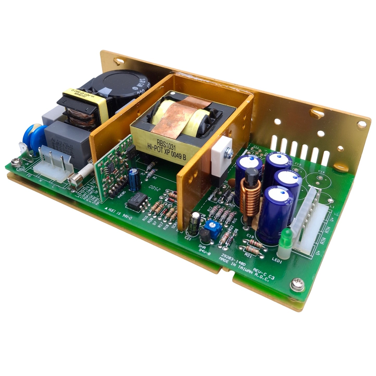 Used Phihong PSA-110-124 Power Supply 90-260VAC Input, 24VDC 4.5A Output, Chassis