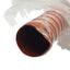 Used High Temperature Material Feed Hose, 1in ID x 17ft, Two Ply Silicone Wire Lined