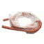 Used High Temperature Material Feed Hose, 1in ID x 17ft, Two Ply Silicone Wire Lined