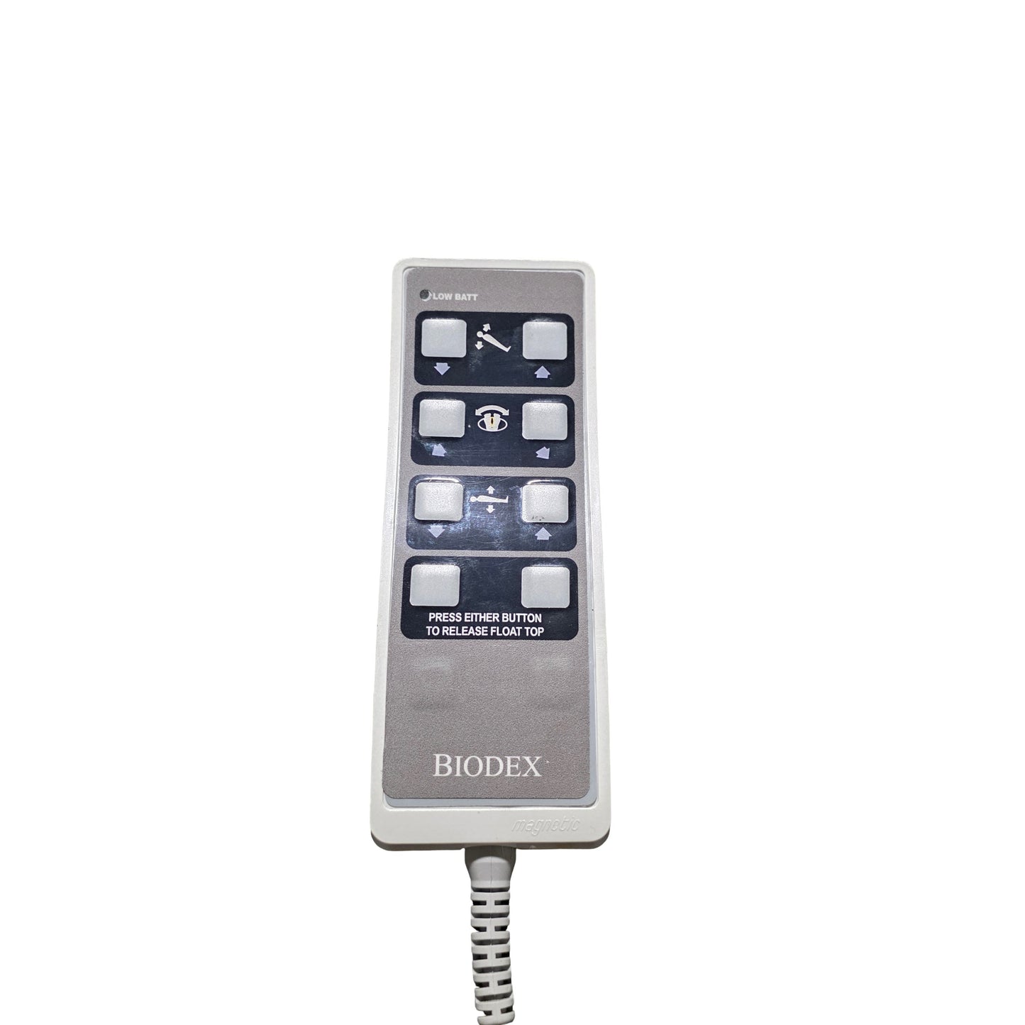 Used Biodex 058-846 Surgical C-Arm Float Top Table With Contour Tabletop, 115VAC