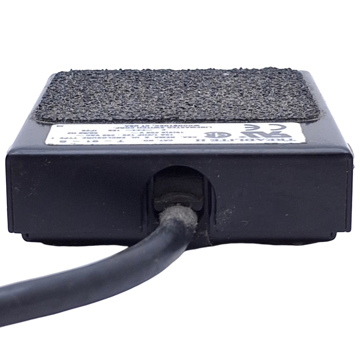 Used Linemaster T-91-S Treadlite II Momentary Foot Pedal Switch, 1/2HP, 125VAC 10A