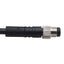 Used Mencom NANTDC-4MFP-5M Cordset, 4-Pin M12 F to 4-Pin M8 M, 60VAC/DC 4A, 5m