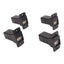 Used Lot of 4 Misumi U09-AF-AF-B Panel Mounted USB Adapter, USB-A Female to Female