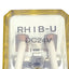 Used Lot of 4 Idec RH1B-U DC24V Compact Relay SPDT, 24VDC Coil, 250V 10A, Din Rail