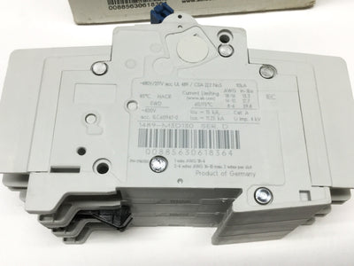 New – Open box Allen Bradley 1489-M3D130 Circuit Breaker, 3-Pole, D-Curve, 13A 480Y/277VAC