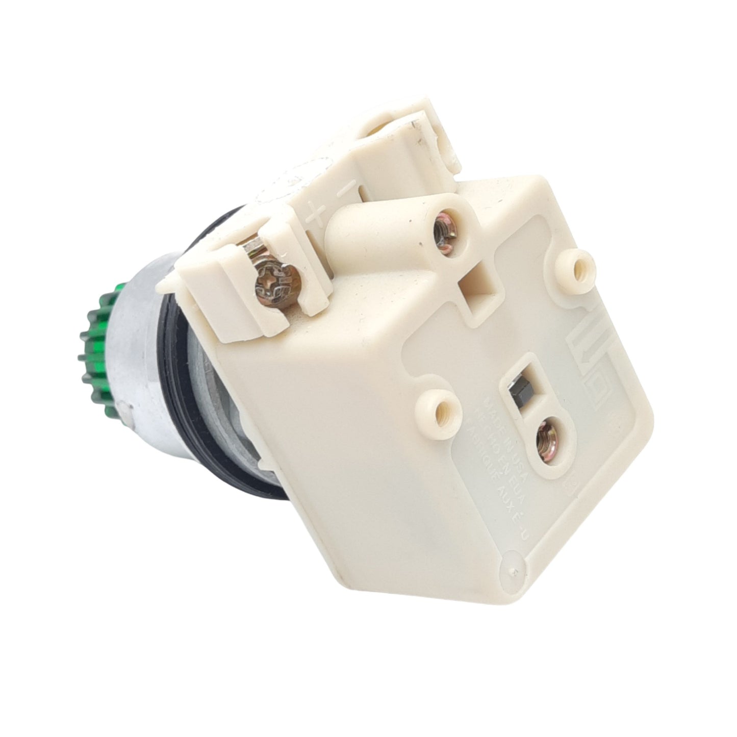 Used Square D 9001K2L38GH13 Green Illuminated Pushbutton, ø30.5mm, Momentary