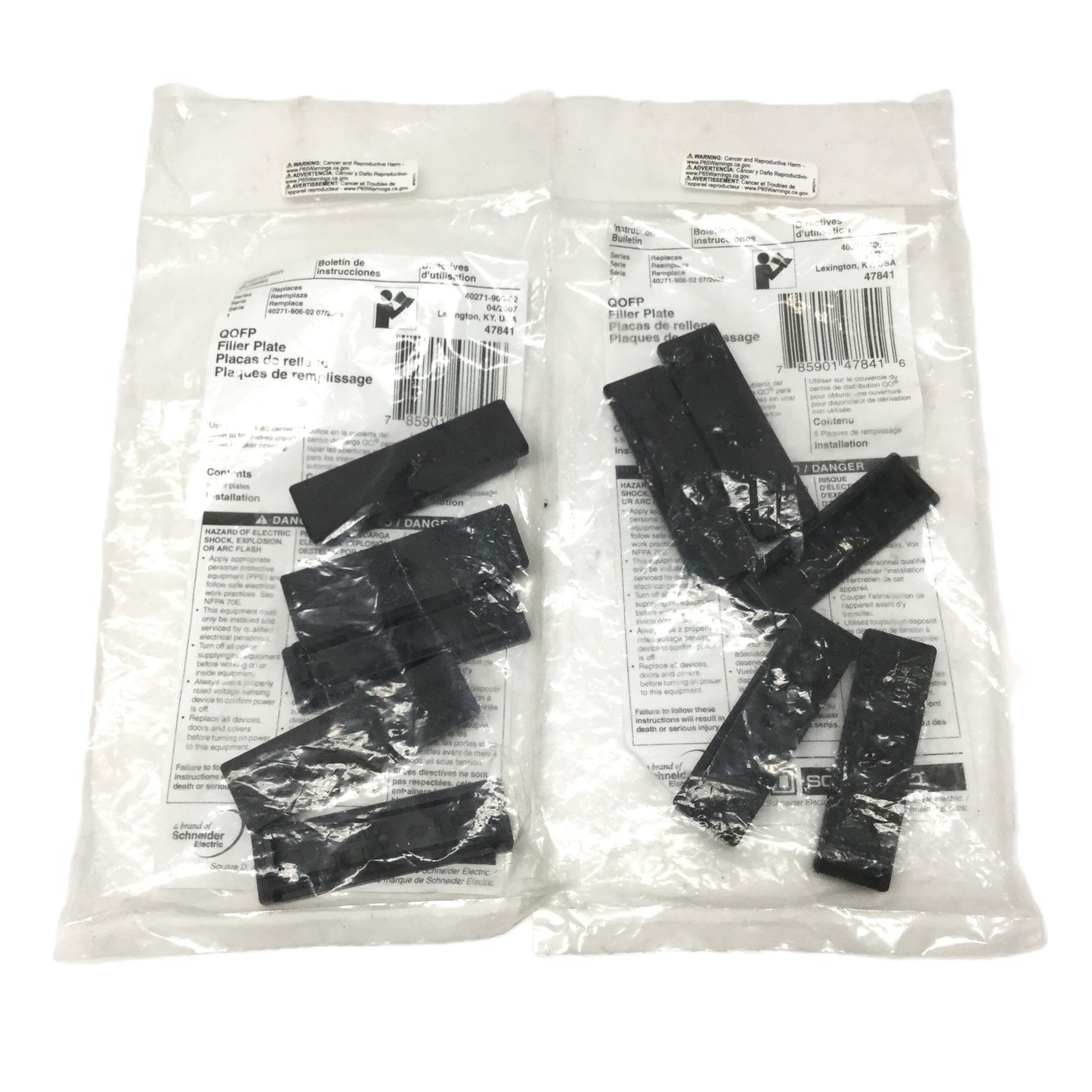 New Lot of 10 Square D QOFP Circuit Breaker Load Center Filler Plates for QO Panels