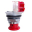 Used Square D 9001KR4RH6 Red Momentary Push Button ø30mm, 1NC, 600VAC, ø35mm Mushroom