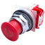 Used Square D 9001KR4RH6 Red Momentary Push Button ø30mm, 1NC, 600VAC, ø35mm Mushroom