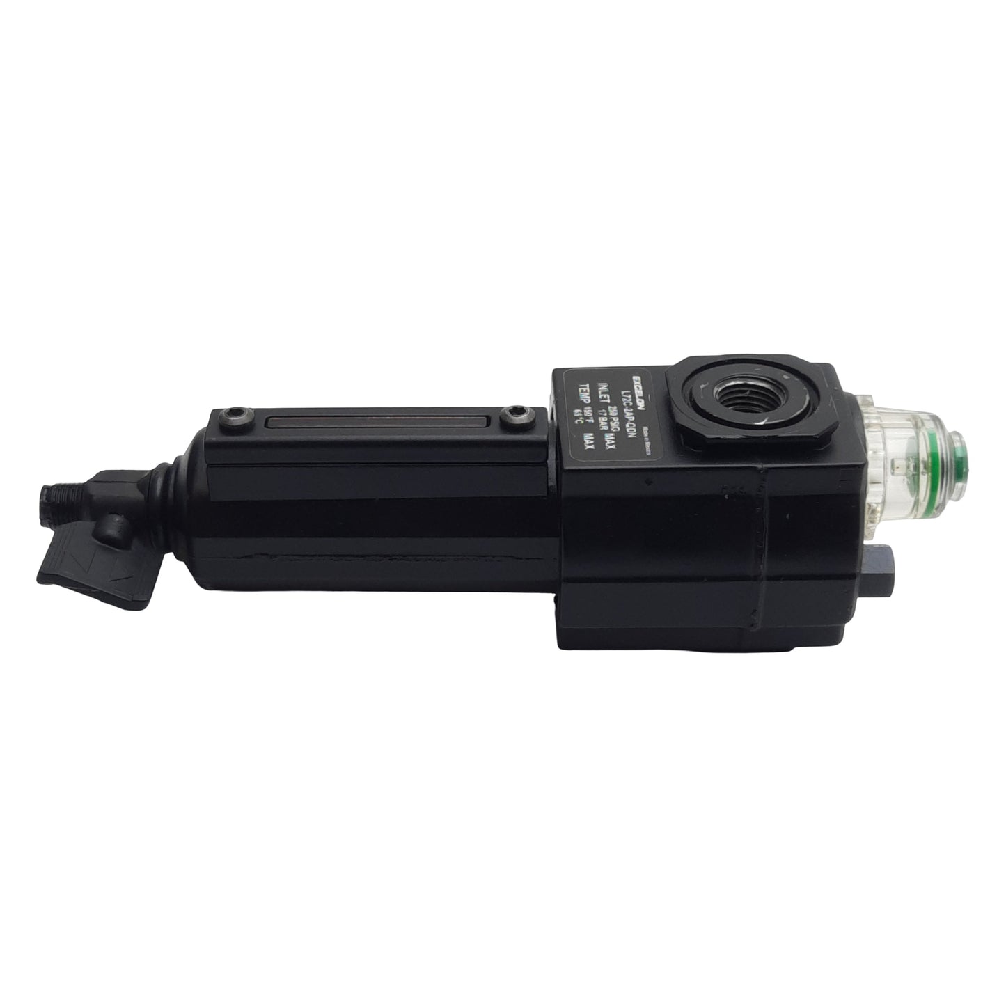 Used Norgren L72C-2AP-QDN Oil-Fog Lubricator, 1/4in PTF, 246psi Max, 51scfm Flow