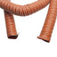 Used High Temperature Material Feed Hose, 1.25in ID x 6ft, 2-Ply Silicone
