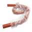 Used High Temperature Material Feed Hose, 3in ID x 9ft, 2-Ply Silicone Wire Lined