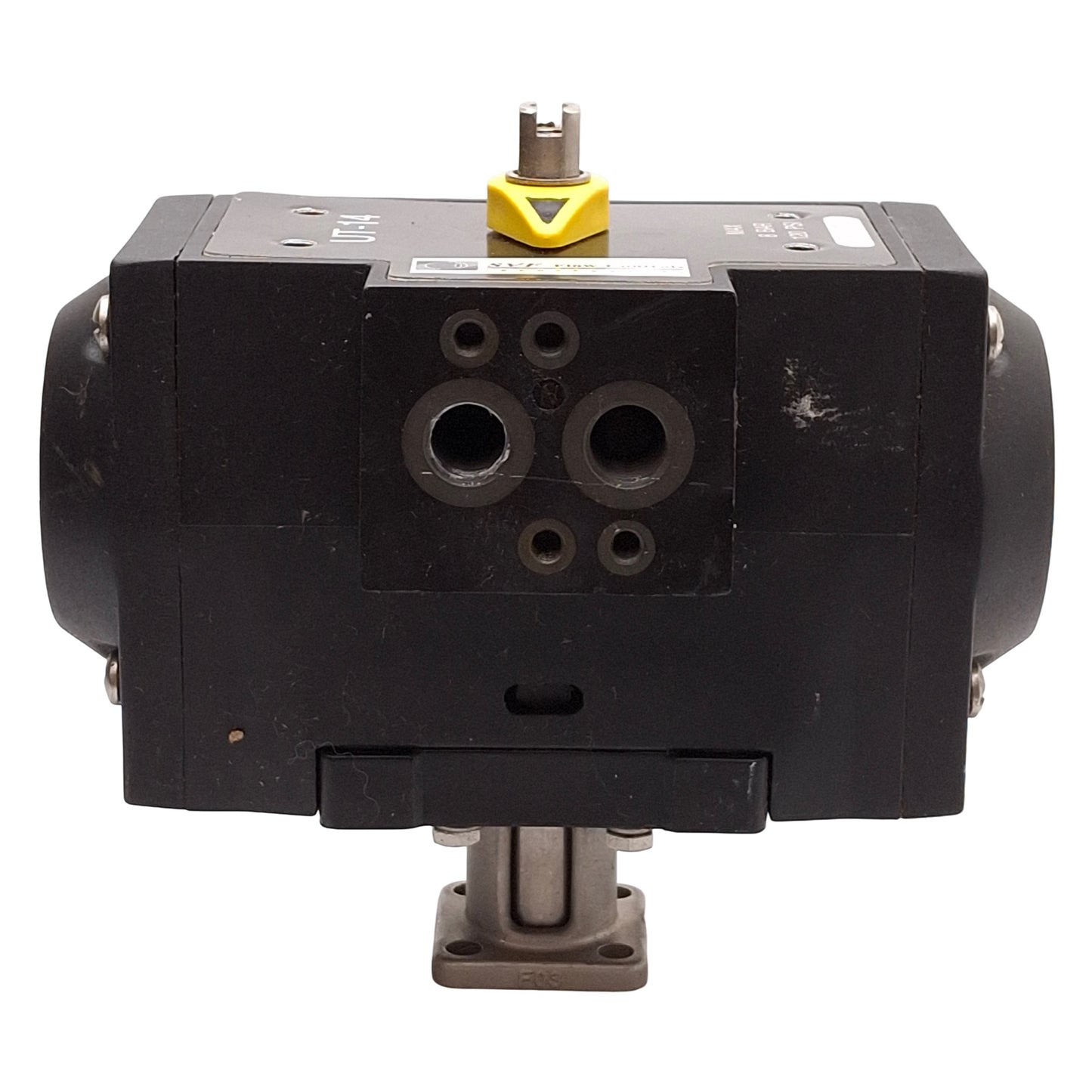 Used SVF Flow Controls AS14-4CAC31 Pneumatic Spring Return Actuator 90° 1/4NPT 120PSI