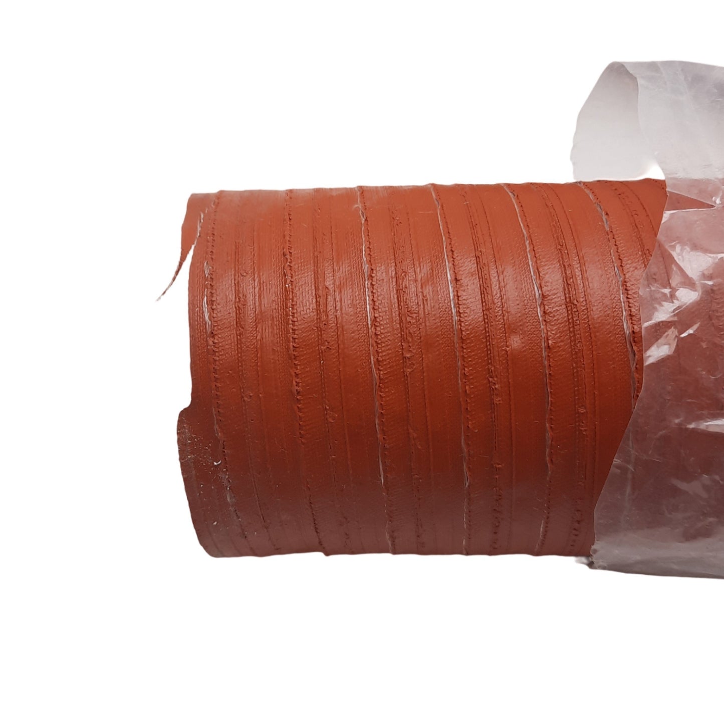 Used High Temperature Material Feed Hose, 3in ID x 20ft, 2-Ply Silicone Wire Lined