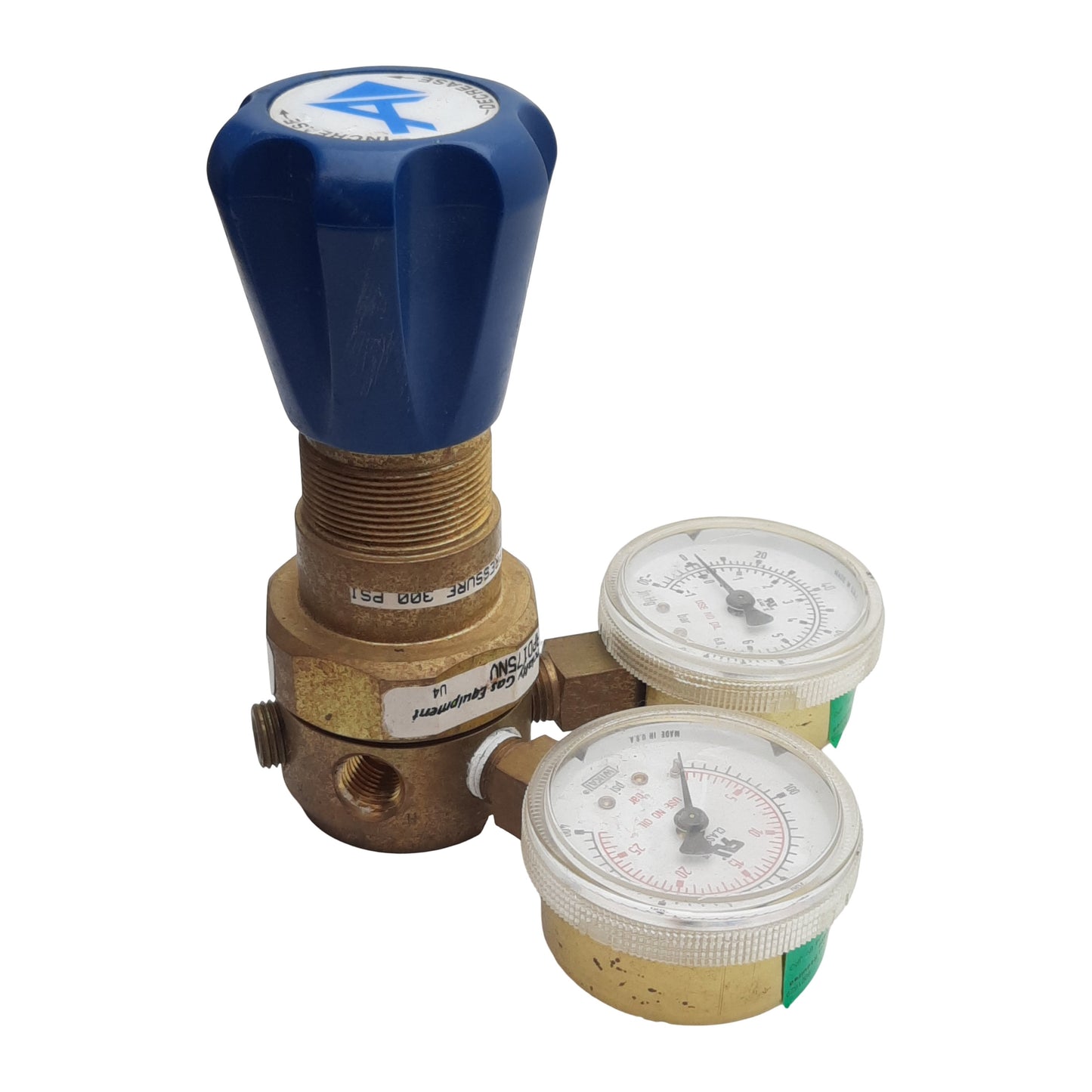 Used Advanced B1-75 APD175NV Gas Regulator, 1/4in NPT, 3000psi In 75psi Out