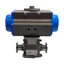 Used PBM PAVBL453S-0075 SIC-E5X-D-34 Actuator & Ball Valve, ø1in Tube, 120psi Max