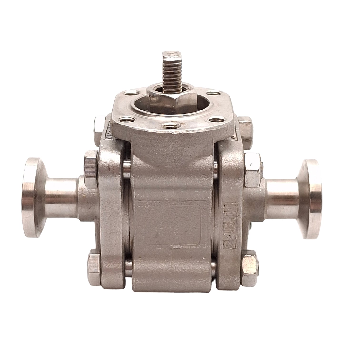 Used SVF SBC76666AT-TR 1/2"-1500 SS Ball Valve, 1/2in Size, 1500PSI, 1/2in Tri-Clamp