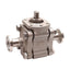 Used SVF SBC76666AT-TR 1/2"-1500 SS Ball Valve, 1/2in Size, 1500PSI, 1/2in Tri-Clamp