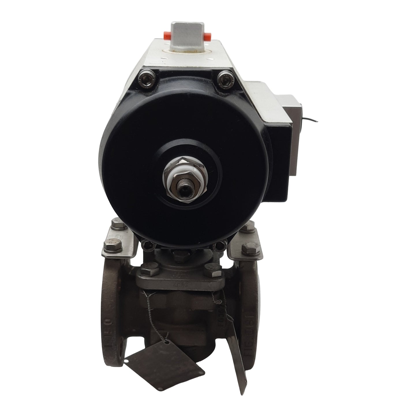 Used XOMOX XRP XS025-S08-B Pneumatic Actuator & Ball Valve, ø1in Flange, 145psi Max