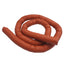 Used High Temperature Material Feed Hose, 2.25in ID x 10ft, 2-Ply Silicone Wire Lined