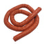 Used High Temperature Material Feed Hose, 2.25in ID x 10ft, 2-Ply Silicone Wire Lined