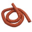 Used High Temperature Material Feed Hose, 2.25in ID x 10ft, 2-Ply Silicone Wire Lined