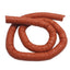 Used High Temperature Material Feed Hose, 2.25in ID x 10ft, 2-Ply Silicone Wire Lined