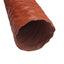 Used High Temperature Material Feed Hose, 2.25in ID x 10ft, 2-Ply Silicone Wire Lined