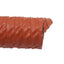 Used High Temperature Material Feed Hose, 2.25in ID x 10ft, 2-Ply Silicone Wire Lined