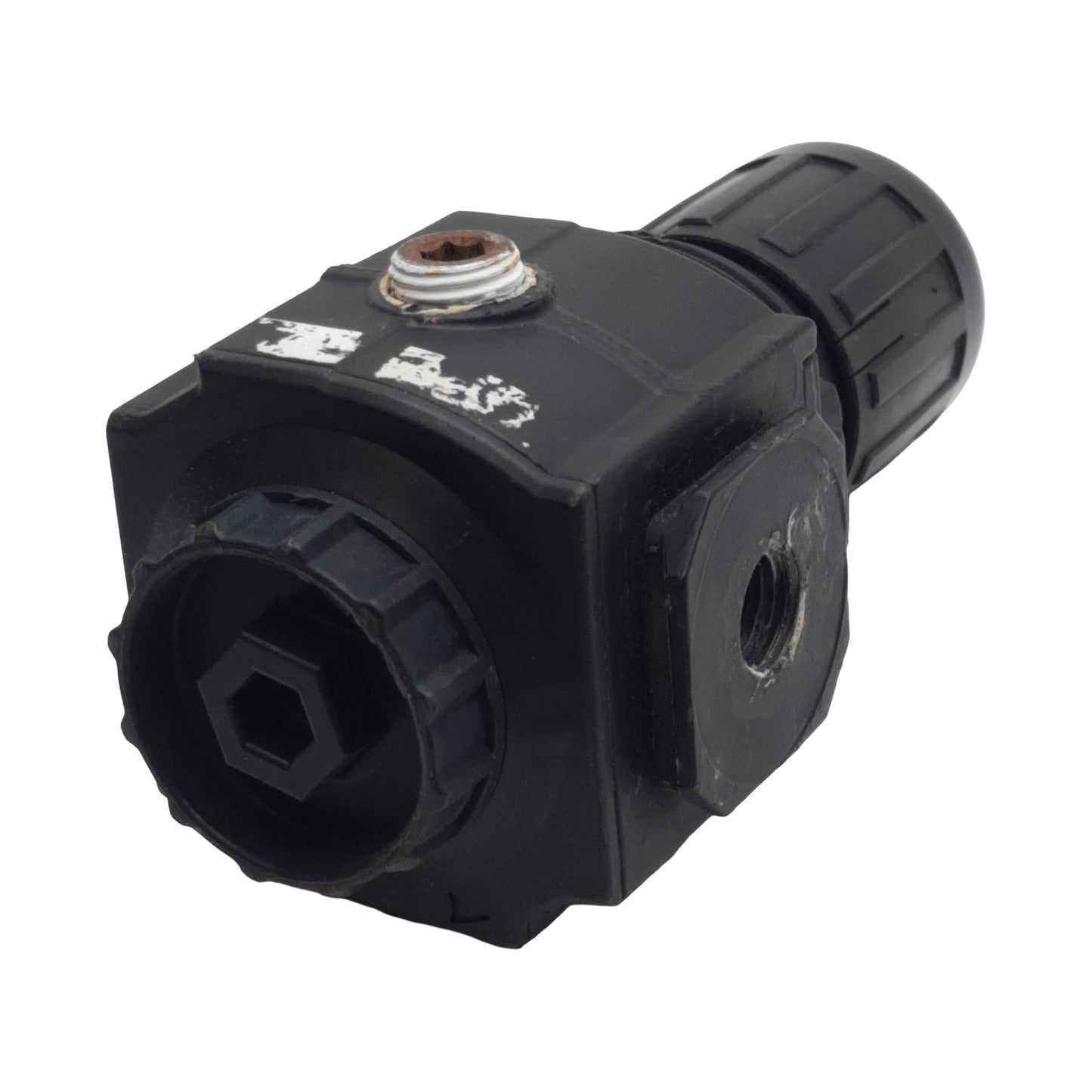 Used Norgren R73G-2AK-RMN Pressure Regulator, 1/4" PTF, 300psi In 150psi Set, 127scfm