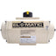 Used El-O-Matic ES100-4/A Single Acting Pneumatic Actuator 120PSIG Max, 1/4" NPT