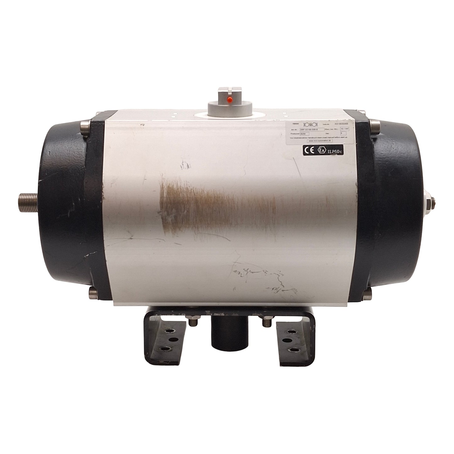 Used Xomox XRP-XS180-S08-B Pneumatic Spring Return Actuator, 90°, 145PSI, 1/4in NPT