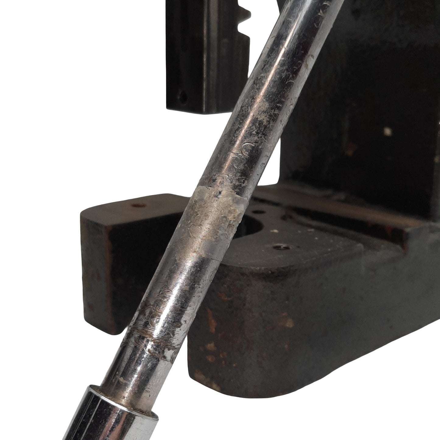 Used Dayton Toothed Pinion Arbor Press, 1-Ton, *No Anvil/Worn Pinion*