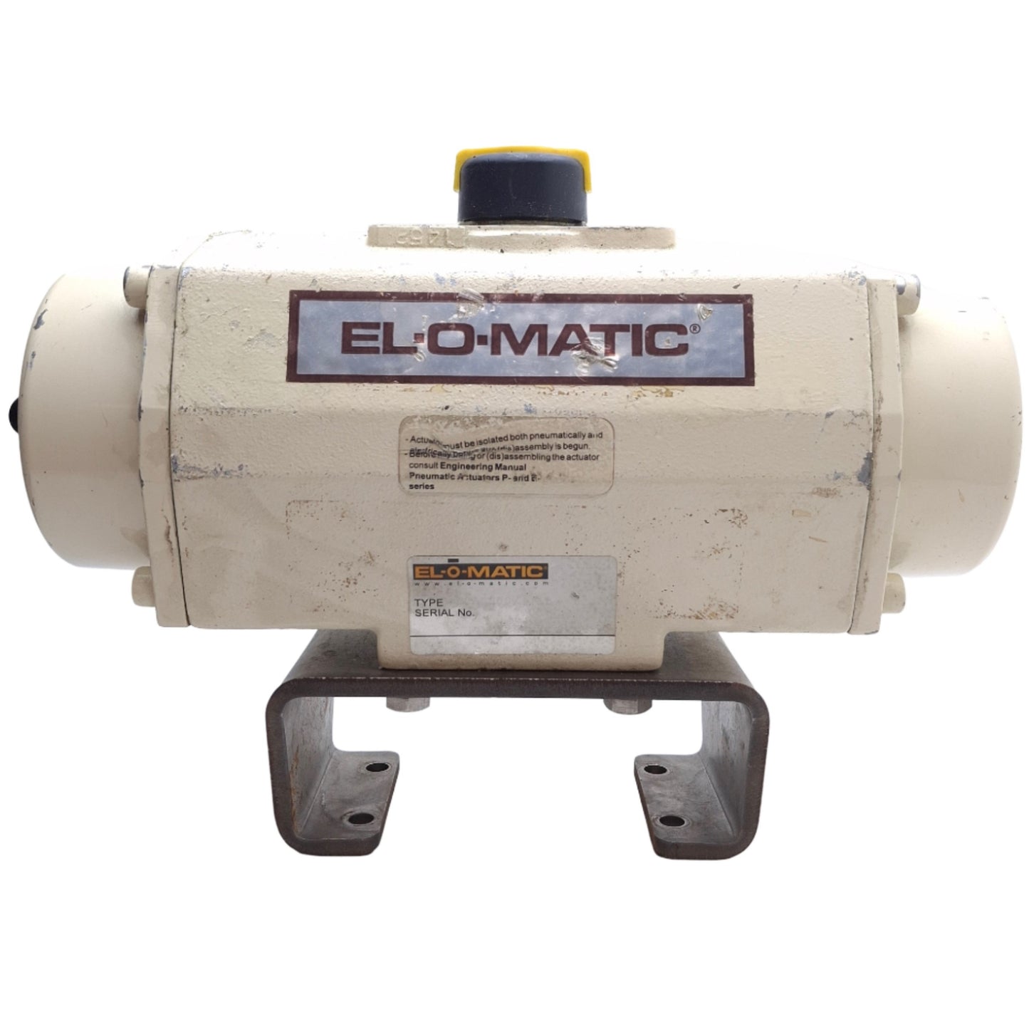 Used El-O-Matic ESA200/4/L2 Single Acting Pneumatic Actuator 120PSIG Max, 1/4" NPT