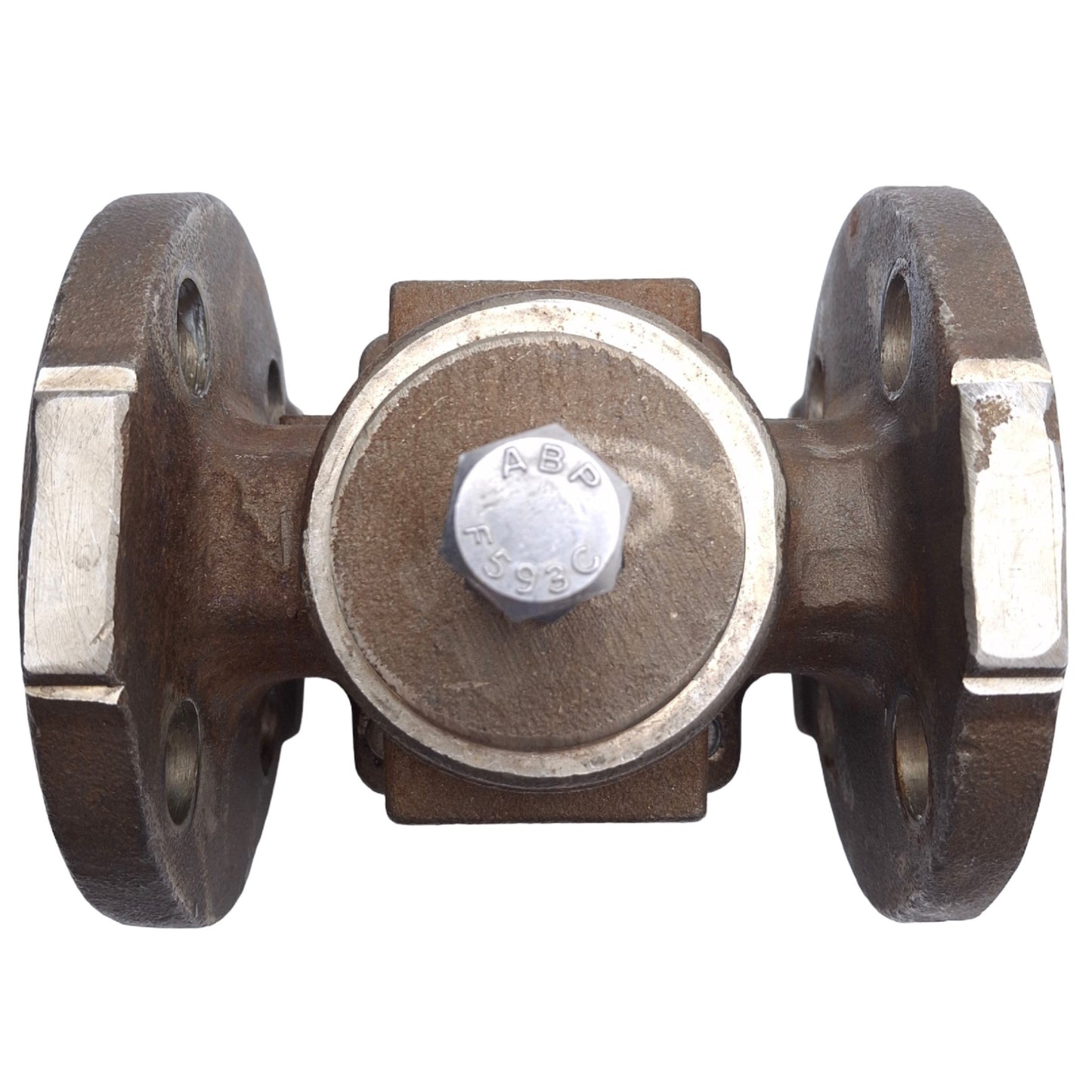 Used Tufline 1"-061-1-P6-1-P6-N 2-Way Lined Plug Valve ø4.25in Flange, PFA 195psi